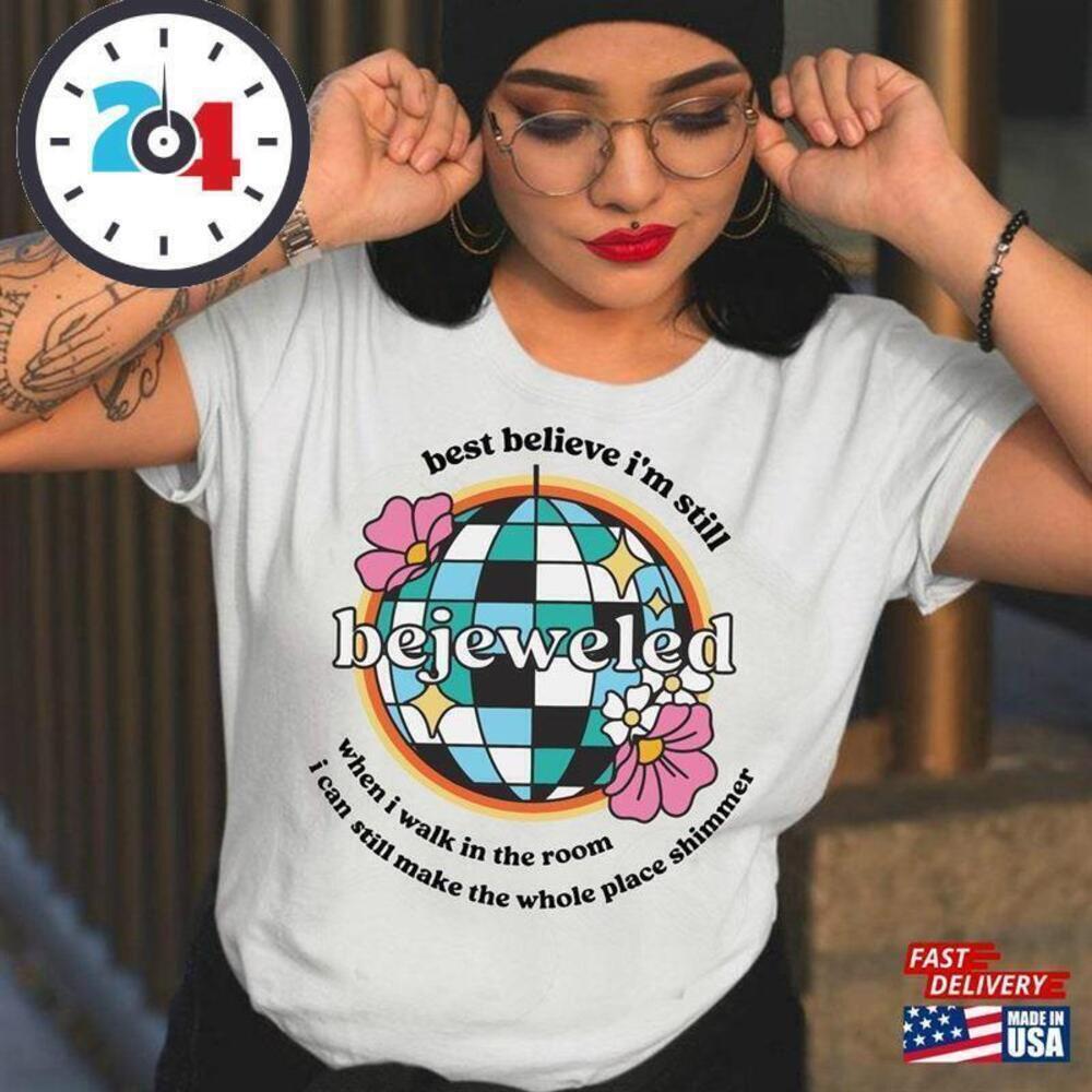 Bejeweled Whole Place Shimmer Inspired Quote Graphic T-Shirt